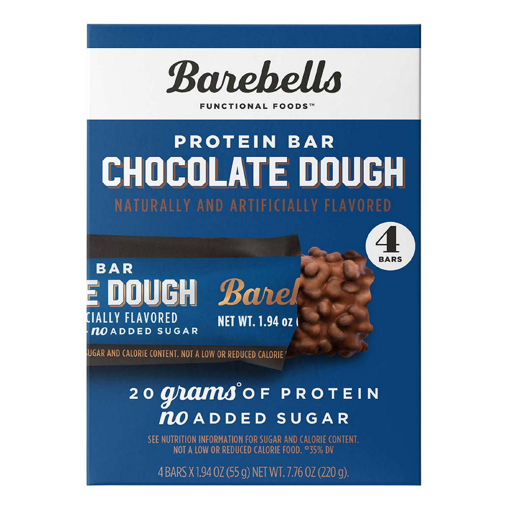 Barebells 20g Protein Bars - Chocolate Dough, 4 ct