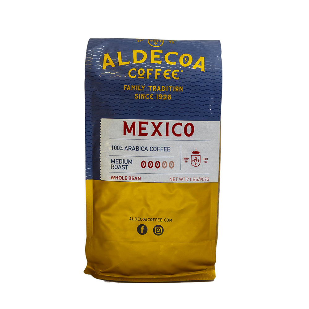 Aldecoa Mexico Whole Bean Coffee, 2 lbs