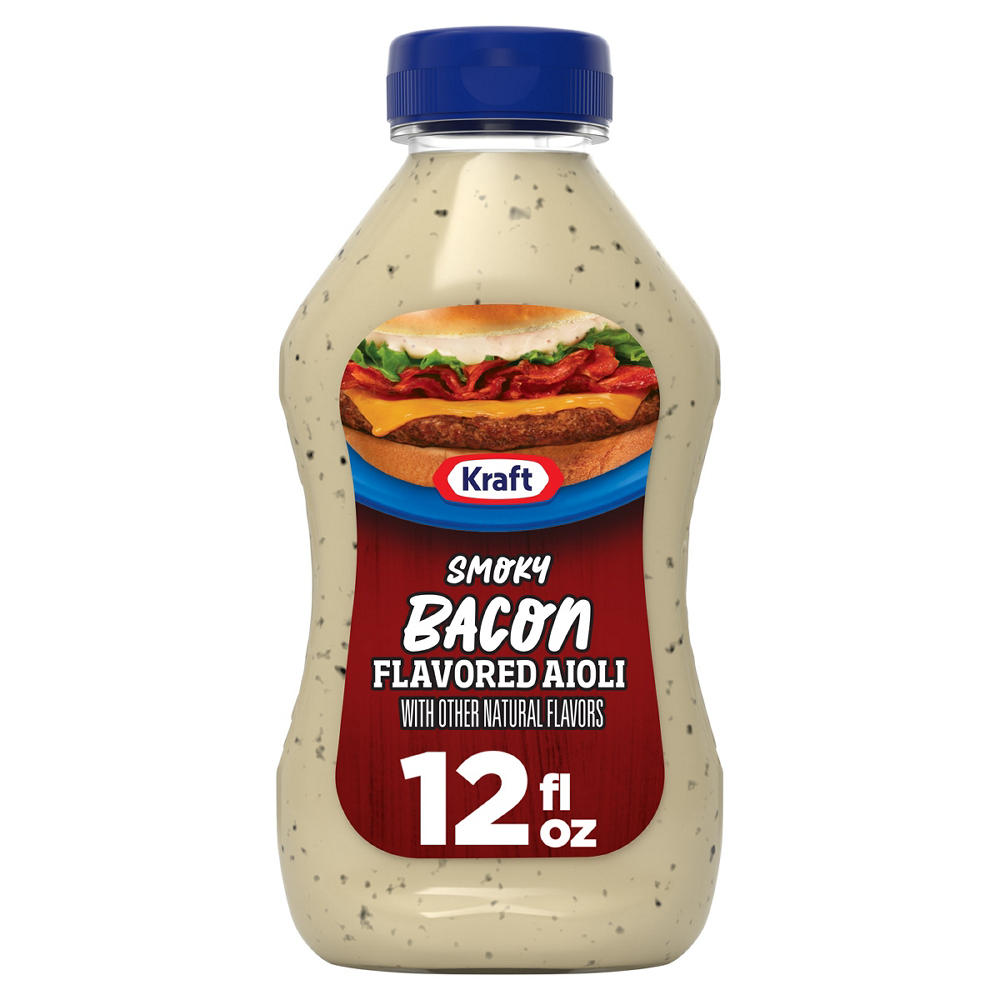 Kraft Smoky Hickory Bacon Flavored Aioli, 12 Oz, 12 fl oz