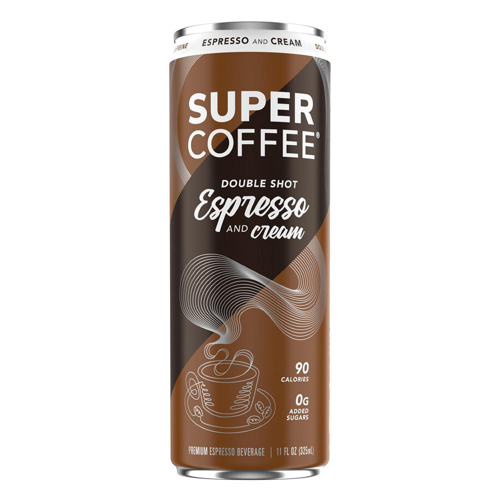 Super Coffee Double Shot Espresso & Cream, 11 oz