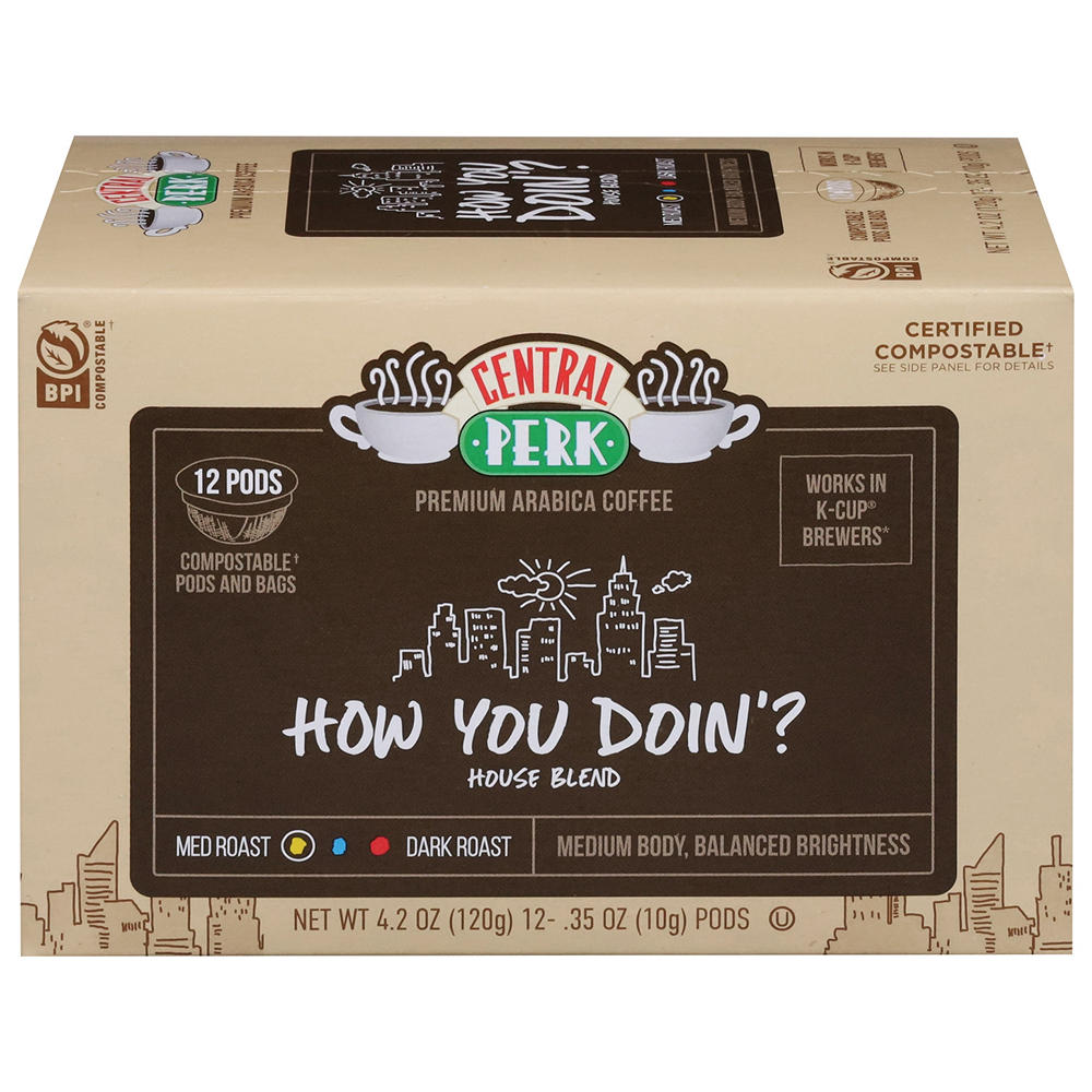 Central Perk How You Doin'? House Blend Pods, 12 ct