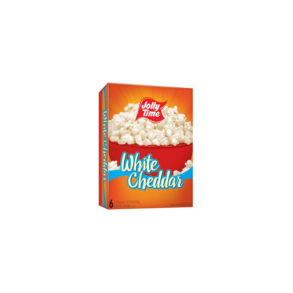 Jolly Time White Cheddar Popcorn, 6 ct
