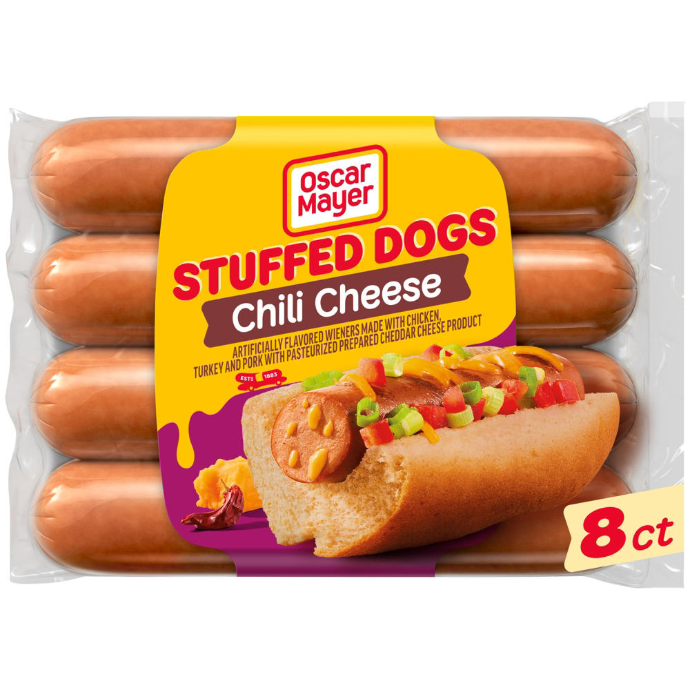 Oscar Mayer Chili Cheese Stuffed Hot Dogs, 16 oz