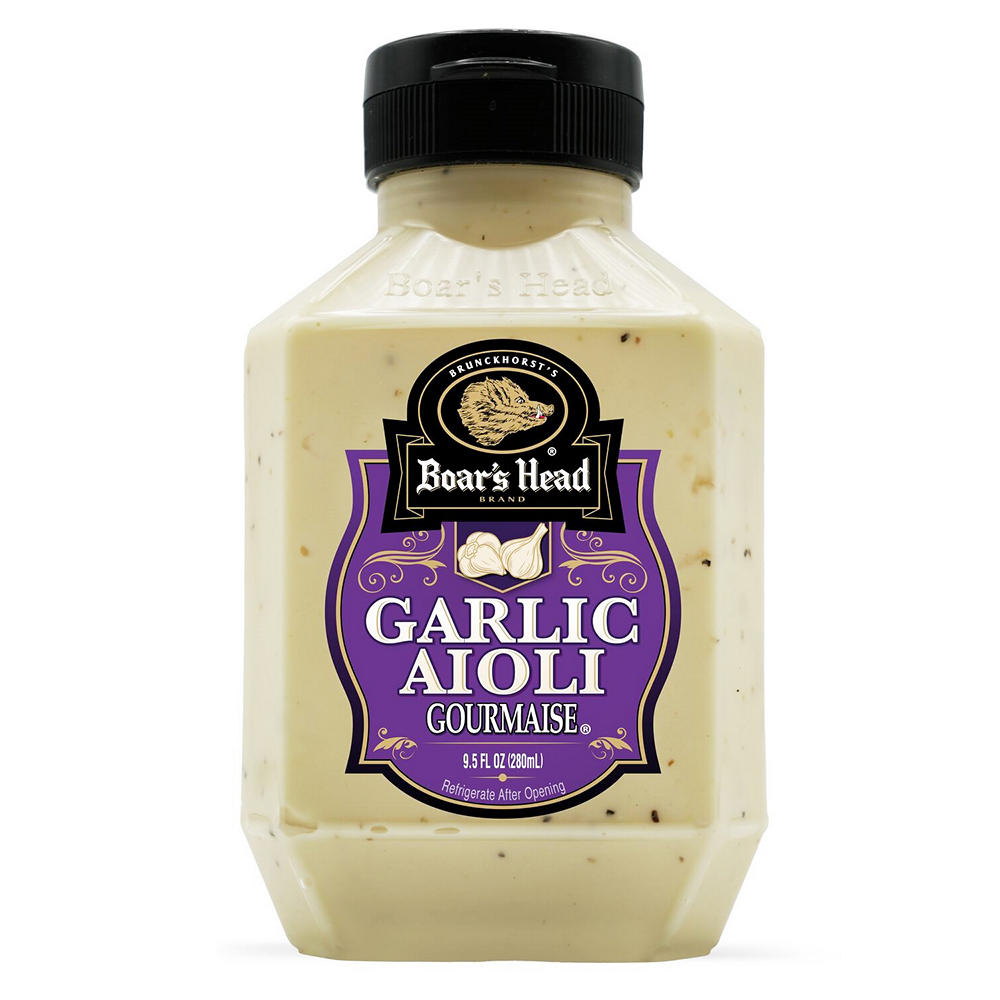 Boar's Head Garlic Aioli Gourmaise Spread, 9.5 fl oz
