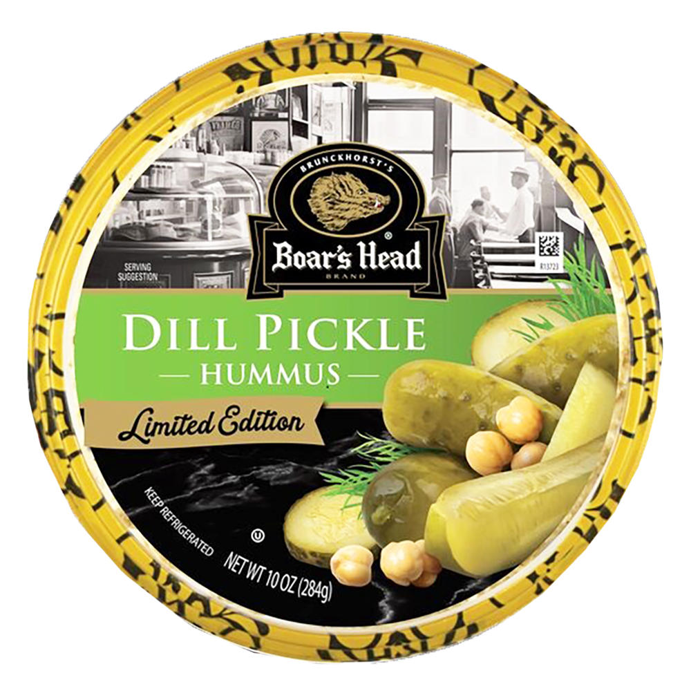 Boar's Head Dill Pickle Hummus, 10 oz