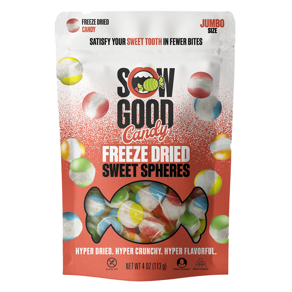Sow Good Sweet Spheres Freeze Dried Candy, 4 oz