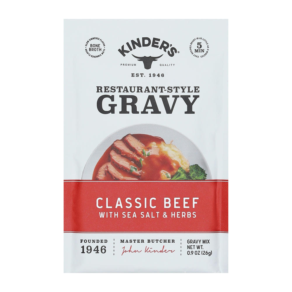 Kinder's Bone Broth Gravy - Classic Beef, 0.90 oz