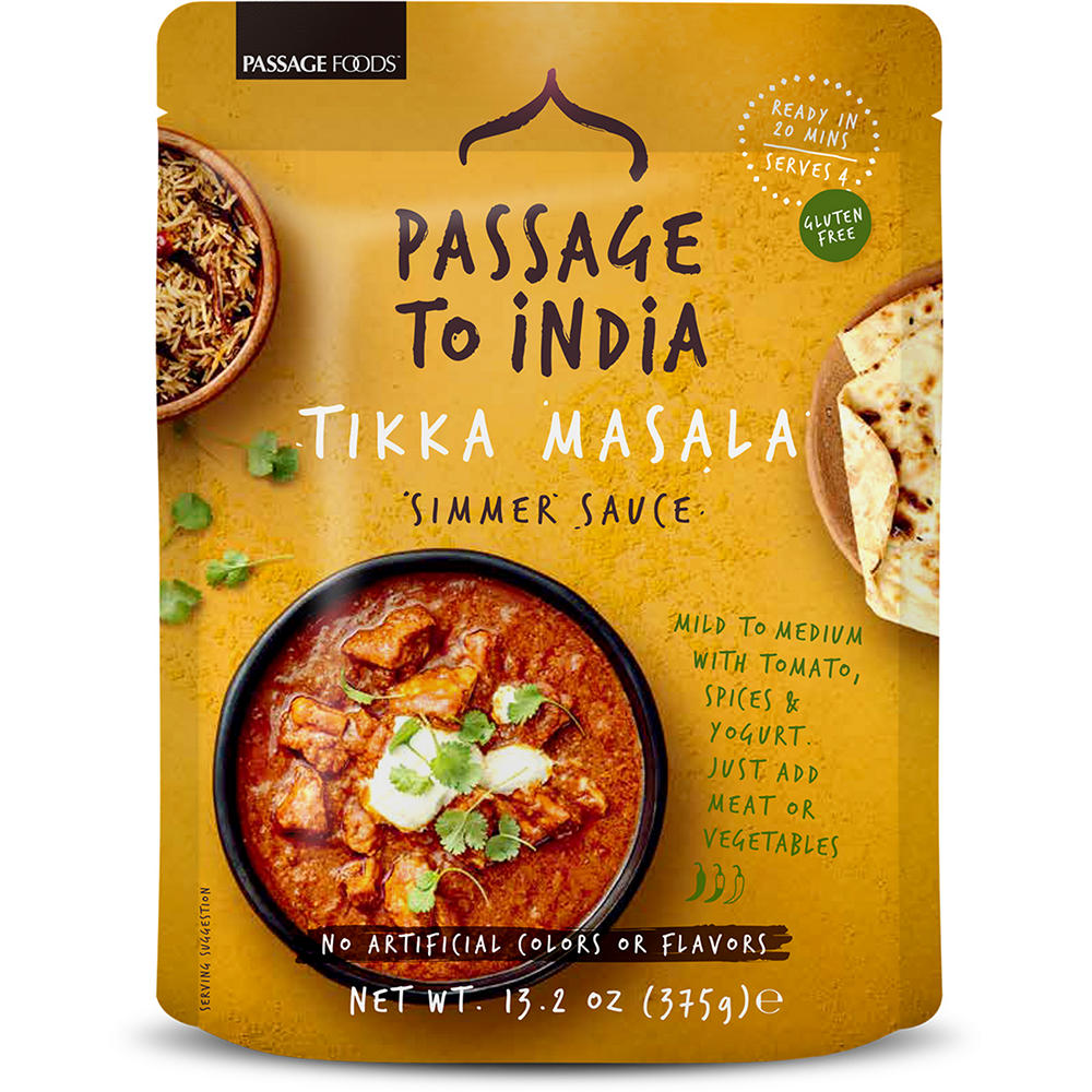 Passage Foods Passage to India Tikka Masala Simmer Sauce, 13.2 oz