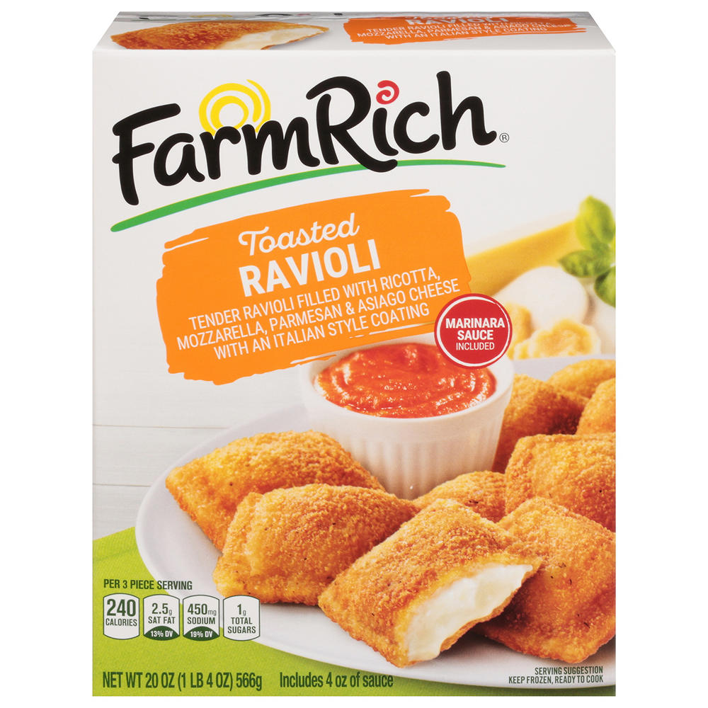 Farm Rich Toasted Ravioli, 20 oz