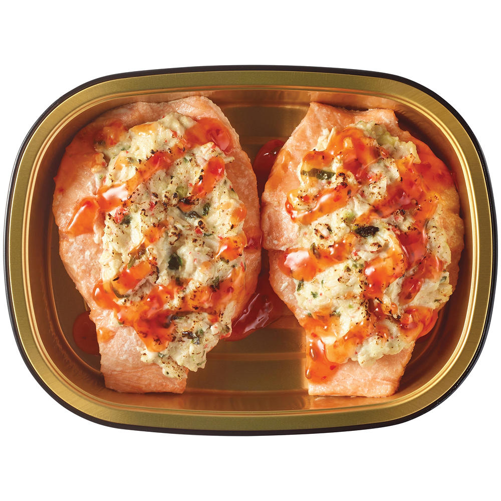 Meal Simple by H-E-B Seafood Rangoon Stuffed Salmon, 17.25 oz