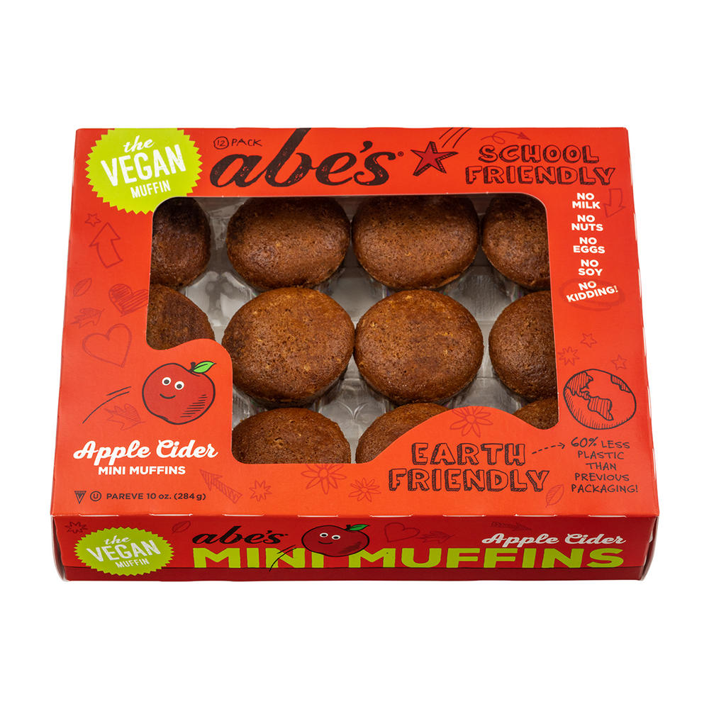 Abe's Vegan Mini Muffins - Apple Cider, 12 ct