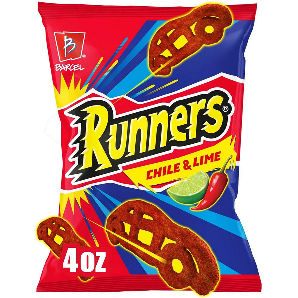 Barcel Runners Chili Pepper & Lime Corn Snacks, 4 oz