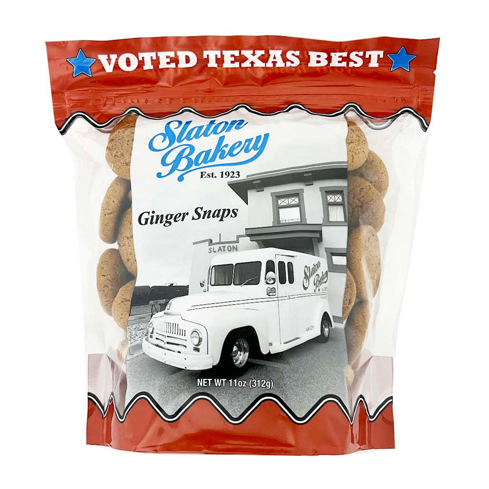 Slaton Bakery Ginger Snap Cookies, 11 oz