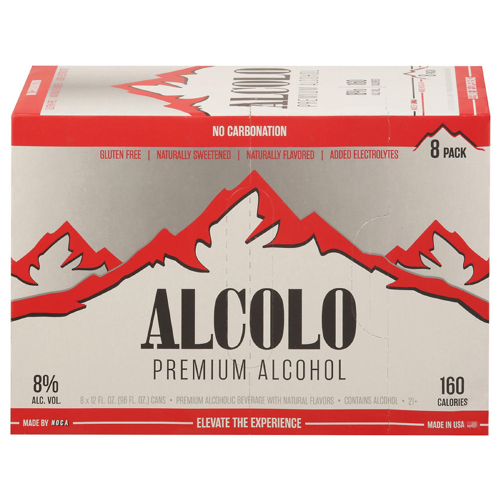 Alcolo Premium Alcohol 8 pk Cans, 12 oz