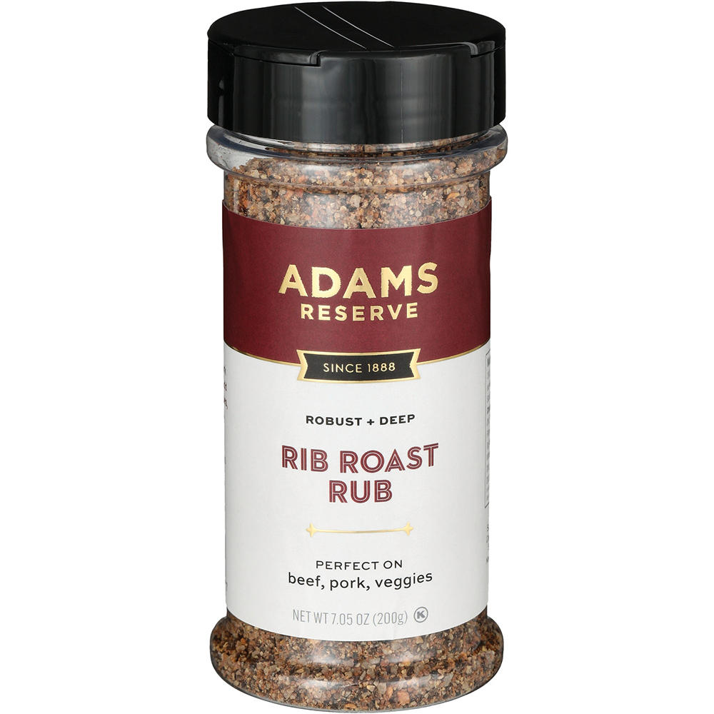 Adams Reserve Rib Roast & Steak Rub Seasoning, 7.05 oz