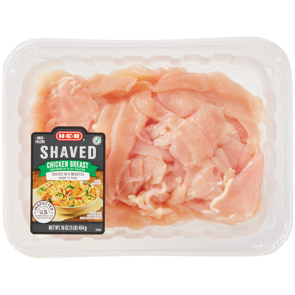 H-E-B Shaved Chicken Breast, 16 oz