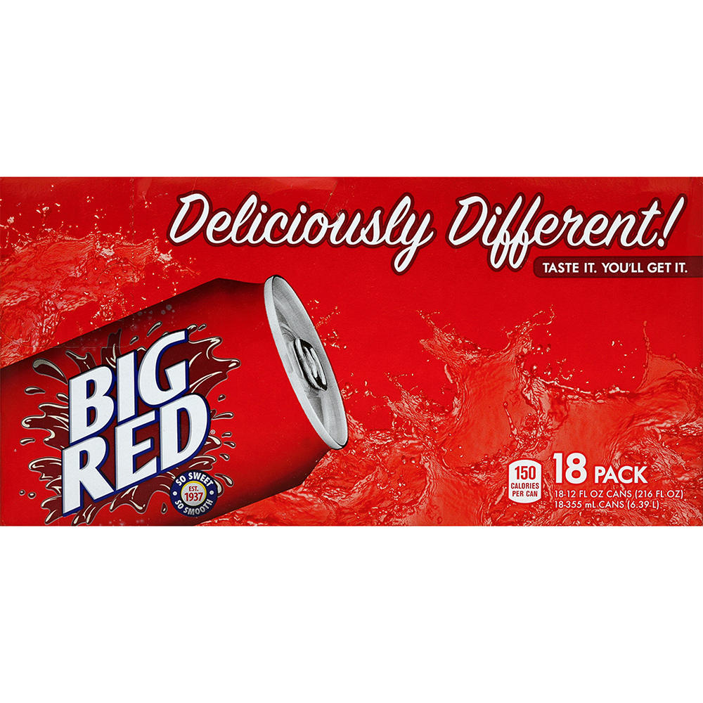Big Red 18 Pack Cans, 12 oz