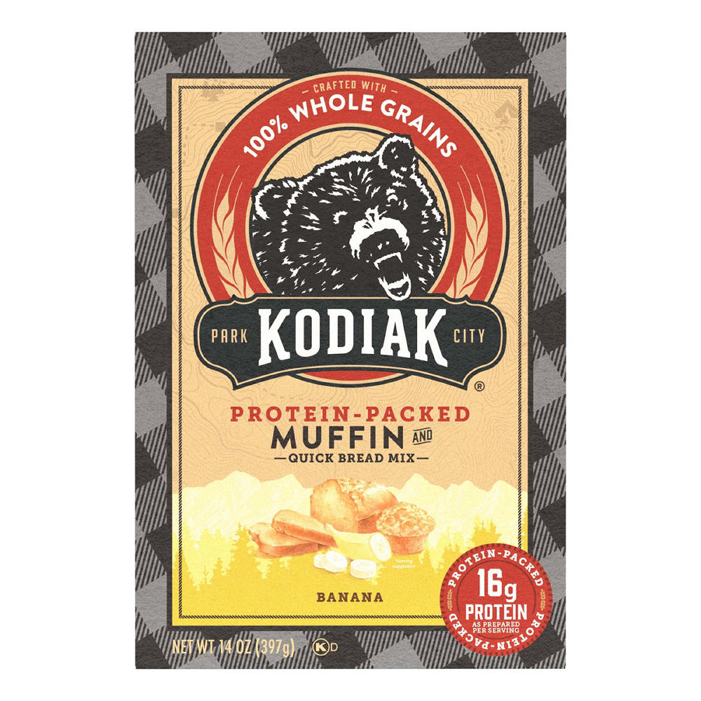 Kodiak 16g Protein Banana Muffin & Quick Bread Mix, 14 oz