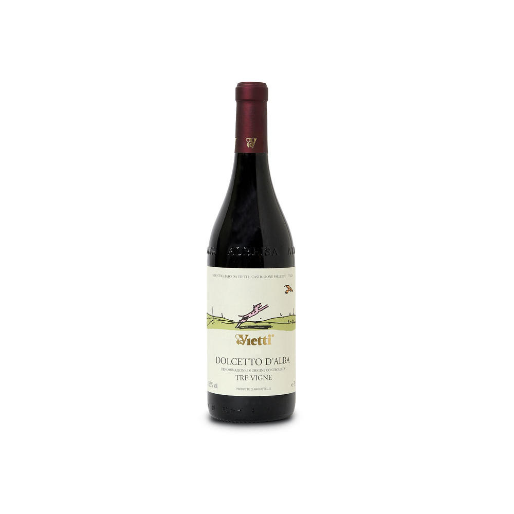 Vietti Trevie Dolcetto d'Alba DOC Italian Red Wine, 750 mL