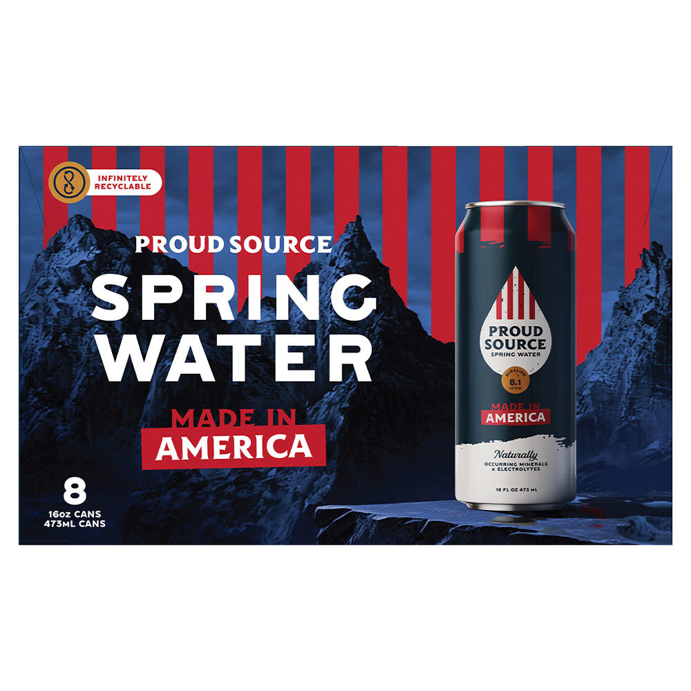 Proud Source Spring Water, 16 oz