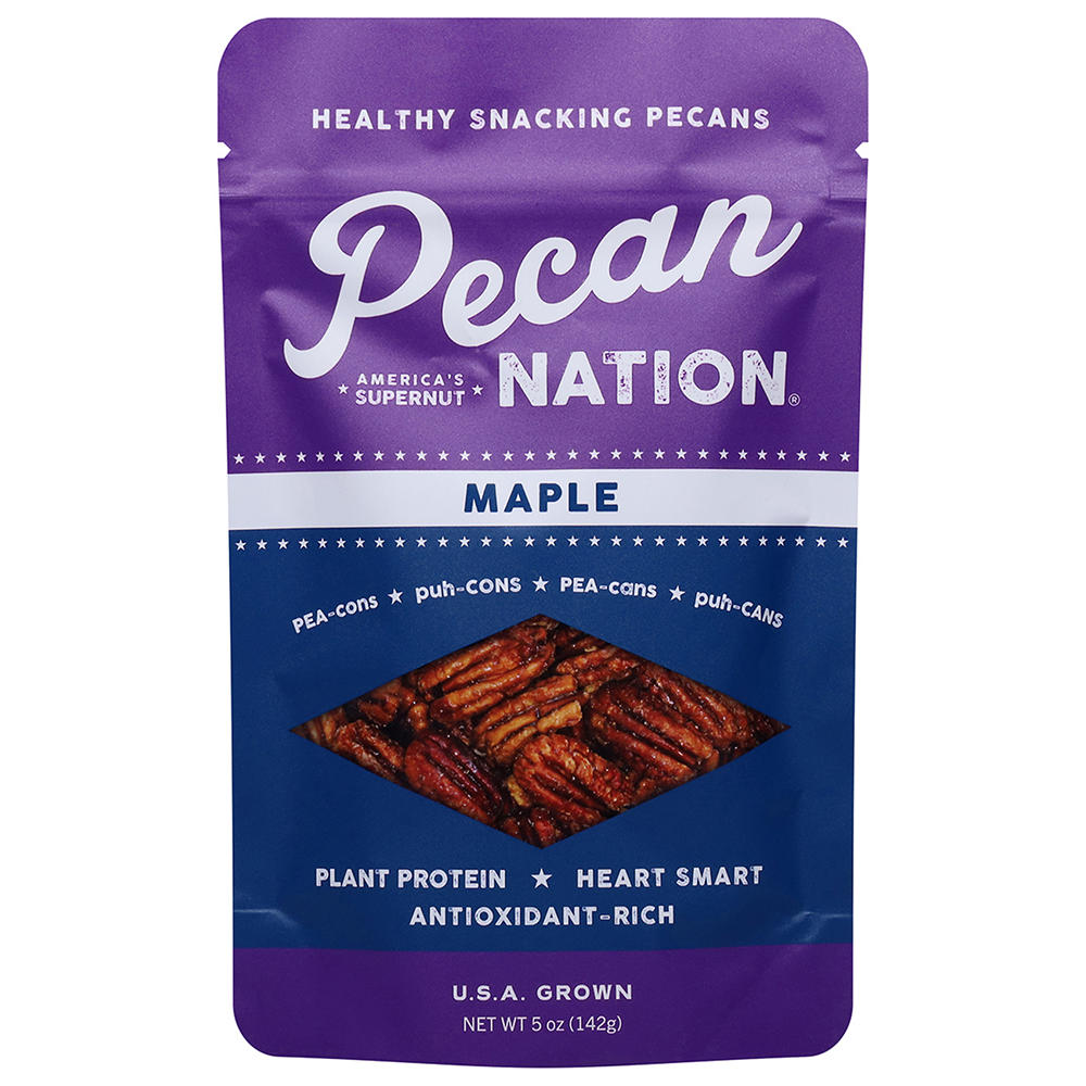 Pecan Nation Pecans - Maple, 5 oz