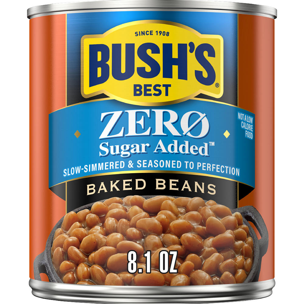 Bush's Best Zero Sugar Added Baked Beans, 8.1 oz