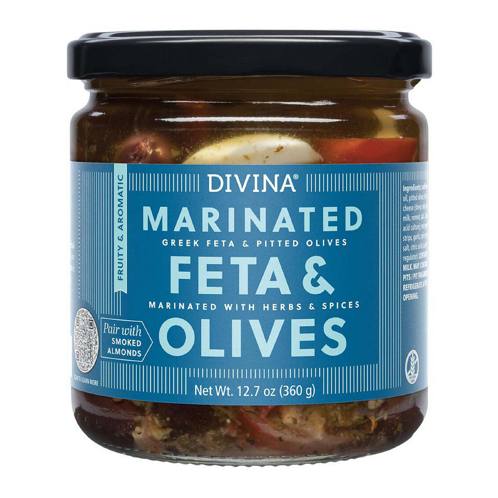 Divina Marinated Feta & Olives, 12.7 oz
