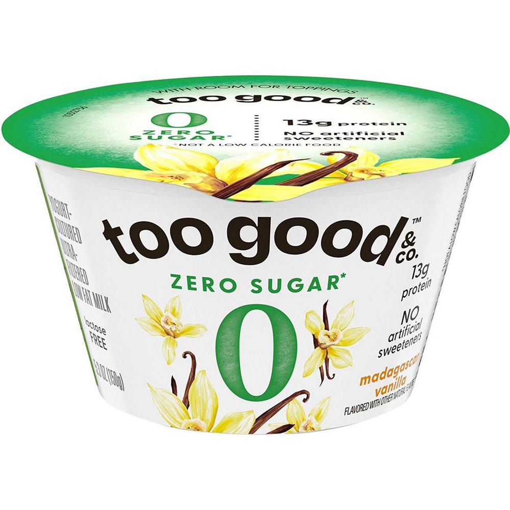 Too Good & Co. Zero Sugar Greek Yogurt - Vanilla, 5.3 oz