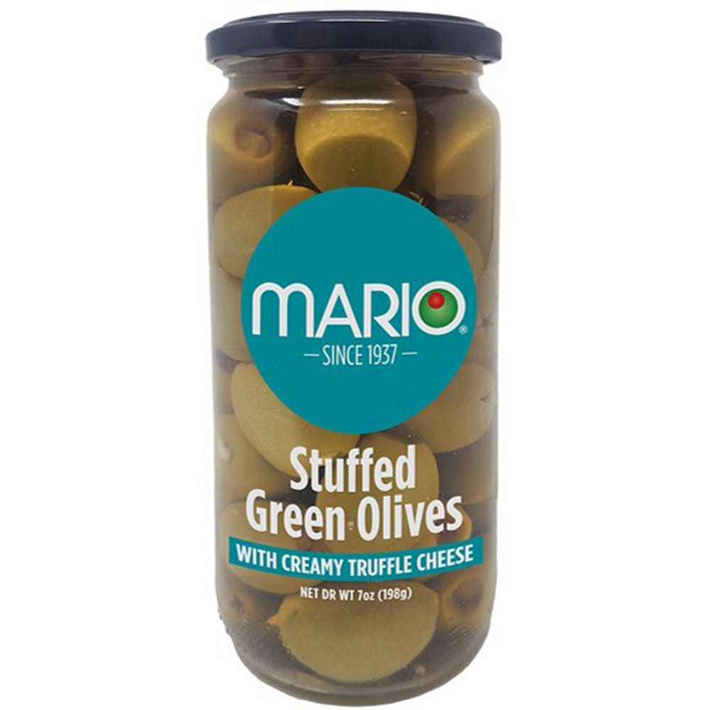 Mario Stuffed Green Olives With Creamy Truffle Cheese, 7 oz