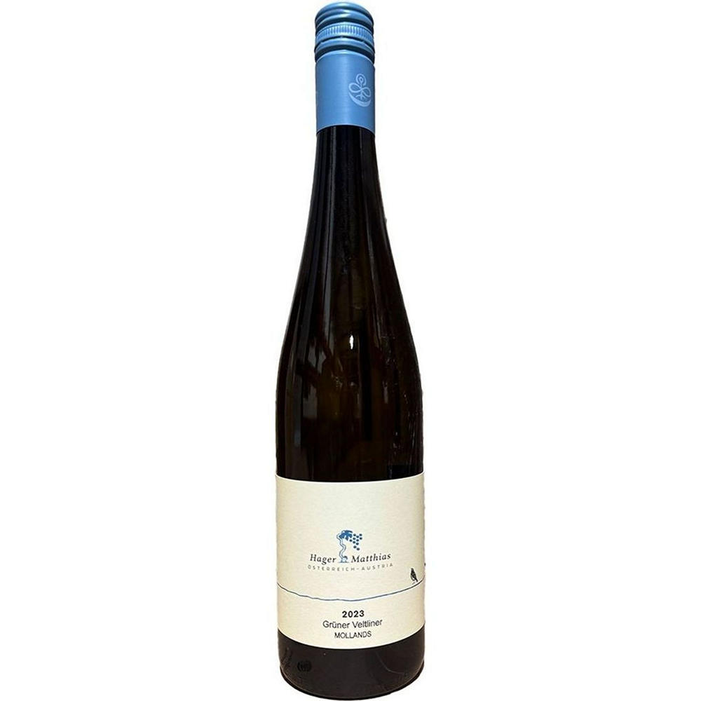 Hager Matthias Organic Gruner Veltliner Mollands Austrian White Wine, 750 mL