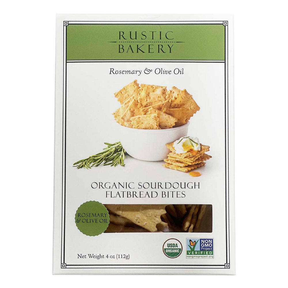 Rustic Bakery Rosemary & Olive Oil Sourdough Flatbread, 4 oz
