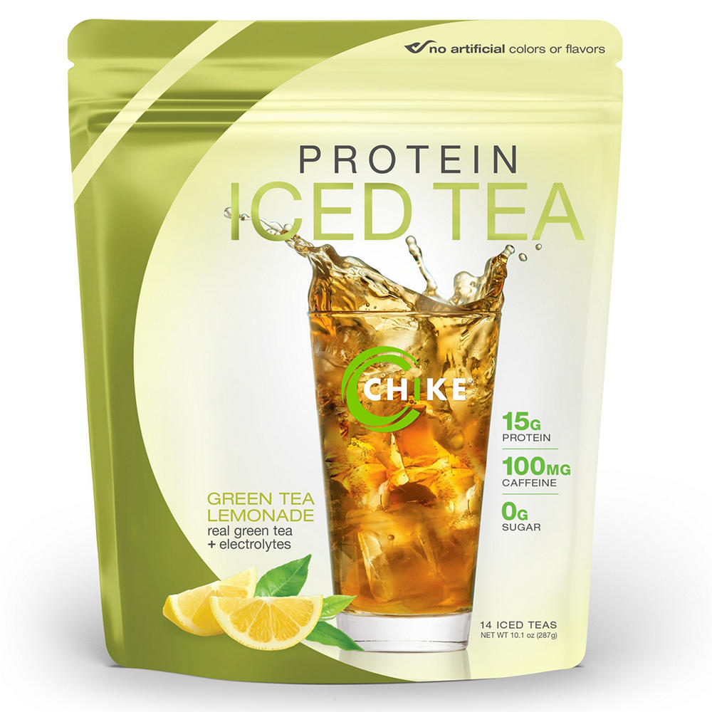 Chike 15g Protein Iced Tea - Green Tea Lemonade, 10.1 oz