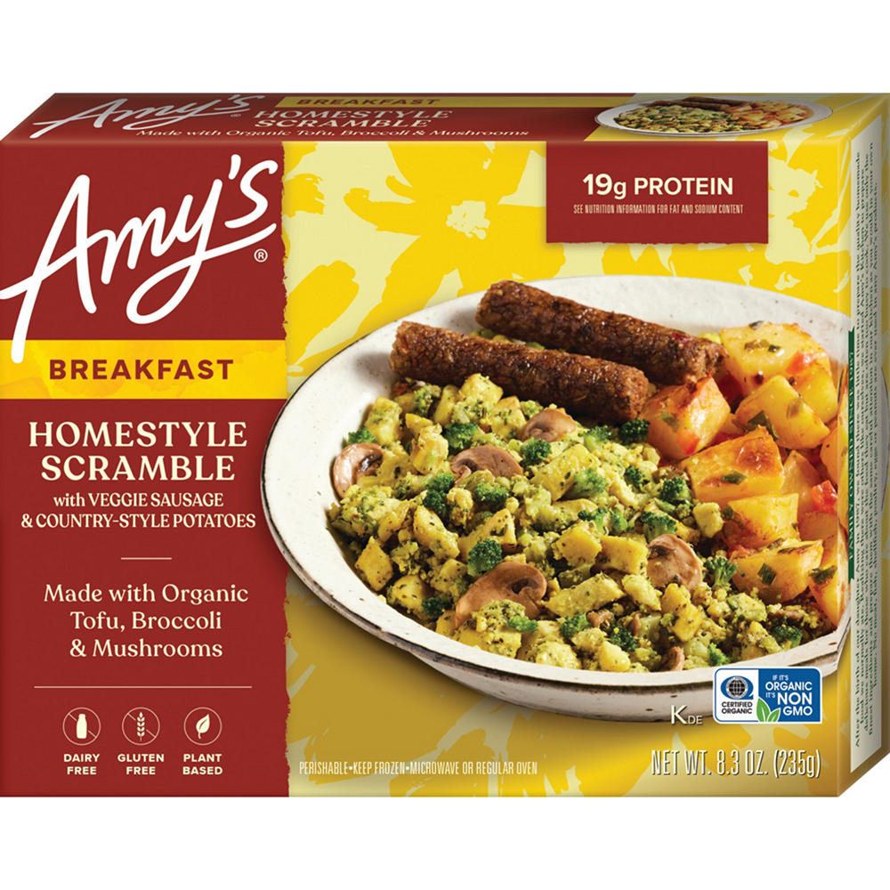 Amy's Veggie Sausage & Potatoes Homestyle Scramble Breakfast, 8.3 oz