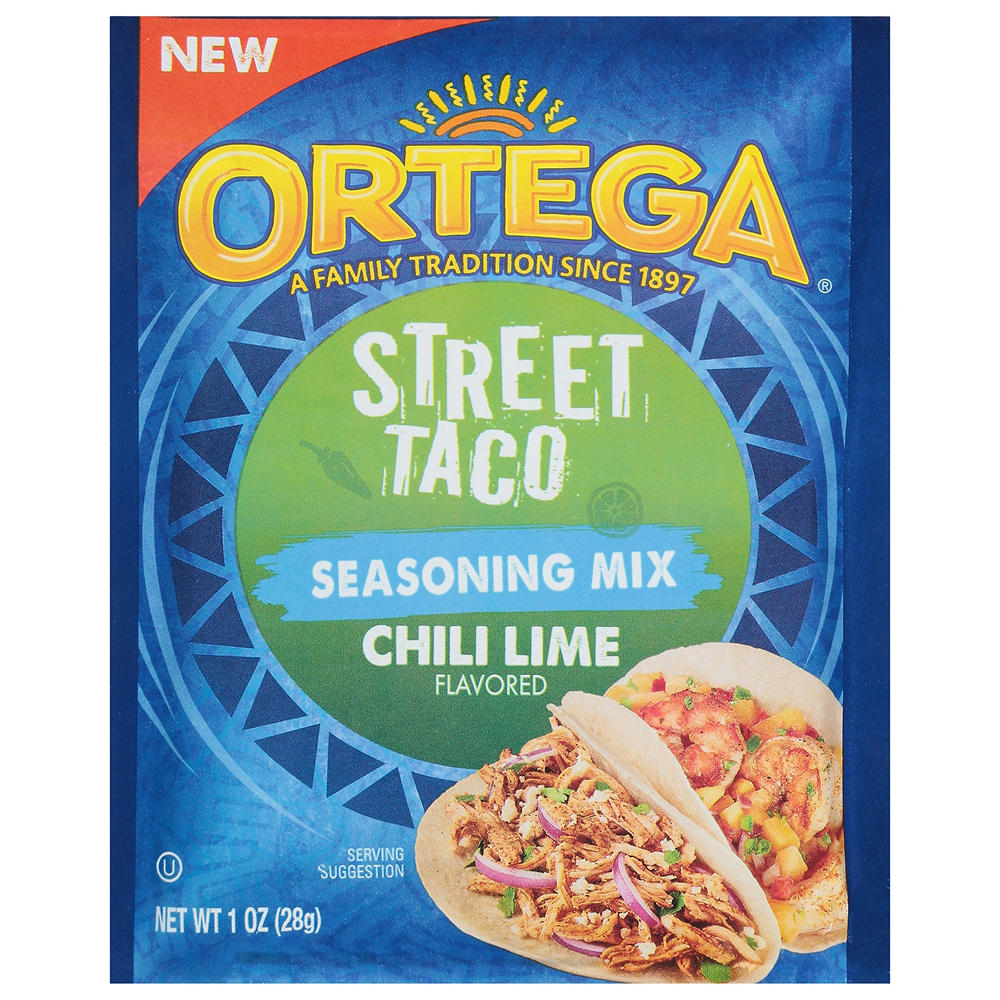 Ortega Street Taco Chile Lime Seasoning Mix, 1 oz