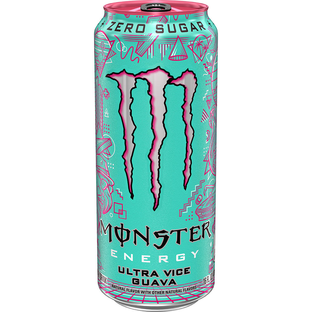 Monster Energy Ultra Vice Guava, 16 oz