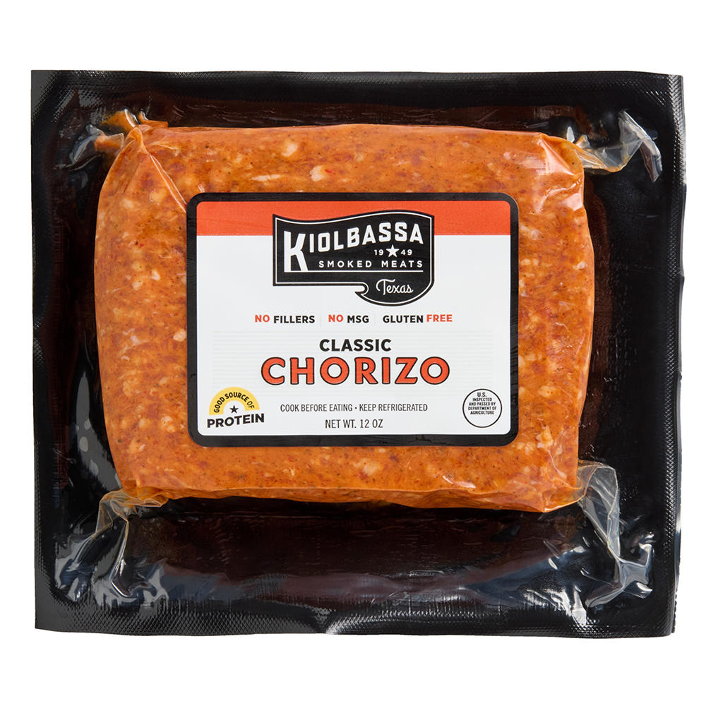 Kiolbassa Classic Chorizo, Brick, 12 oz, 12 oz