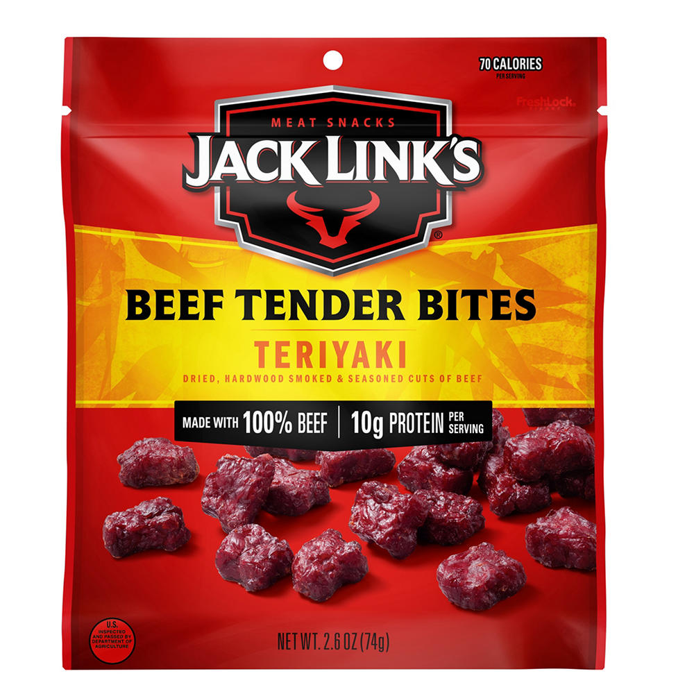 Jack Link's 10g Protein Beef Tender Bites - Teriyaki, 2.6 oz