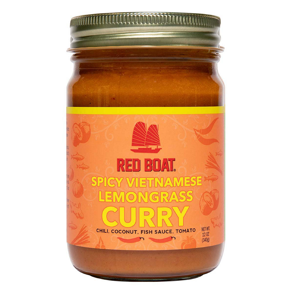 Red Boat Spicy Vietnamese Lemongrass Curry Sauce, 12 oz