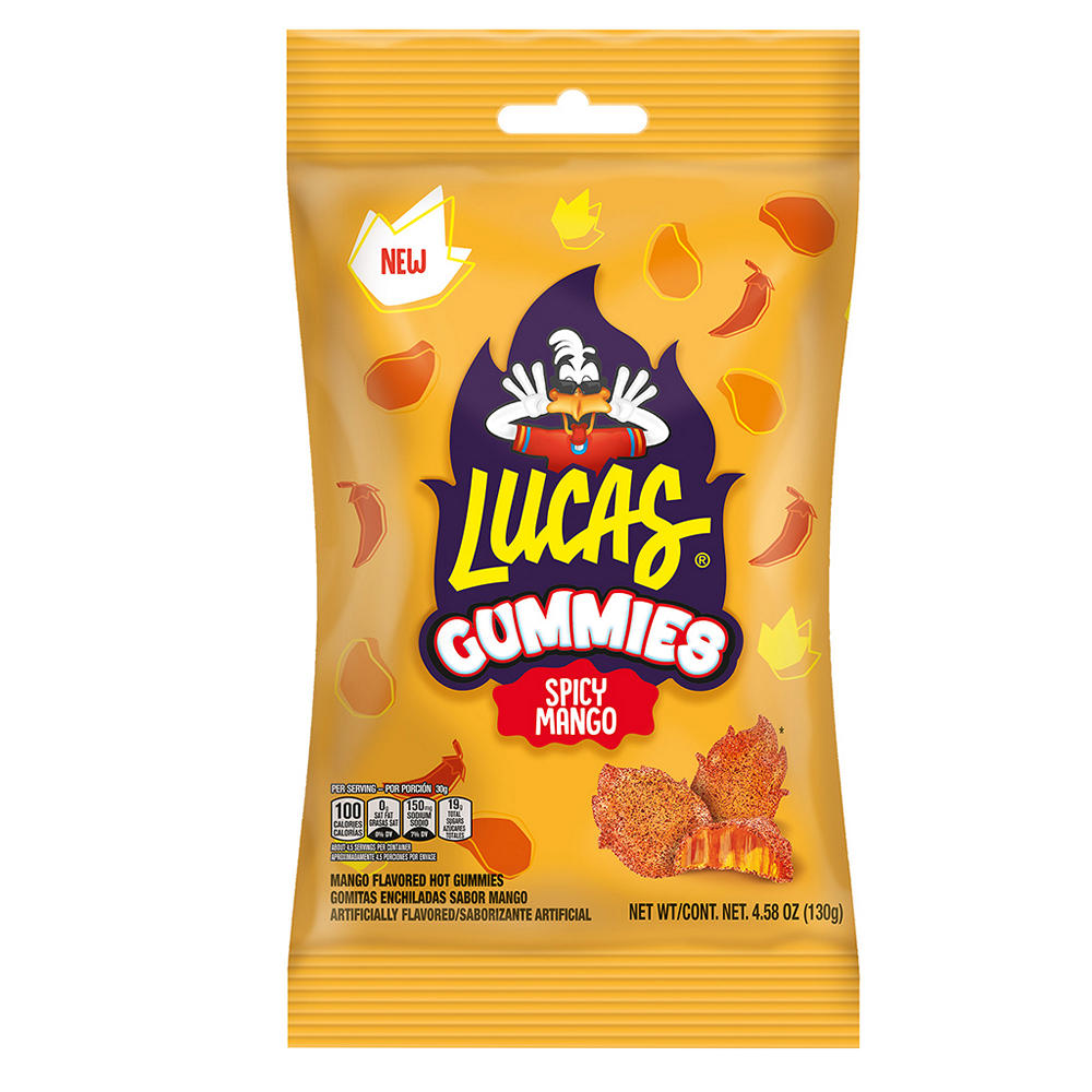 Lucas Gummies Spicy Mango Candy, 4.58 oz