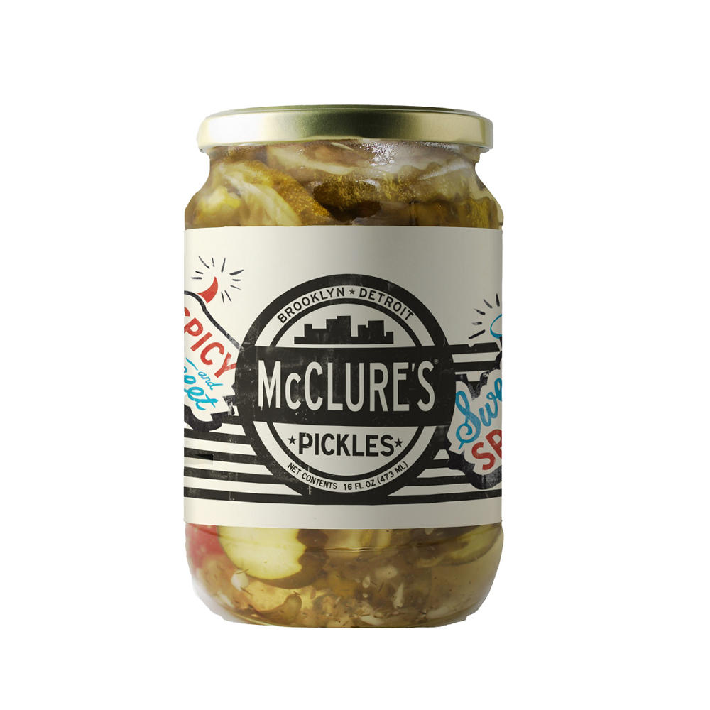 McClure's Pickle Slices - Sweet & Spicy, 16 oz