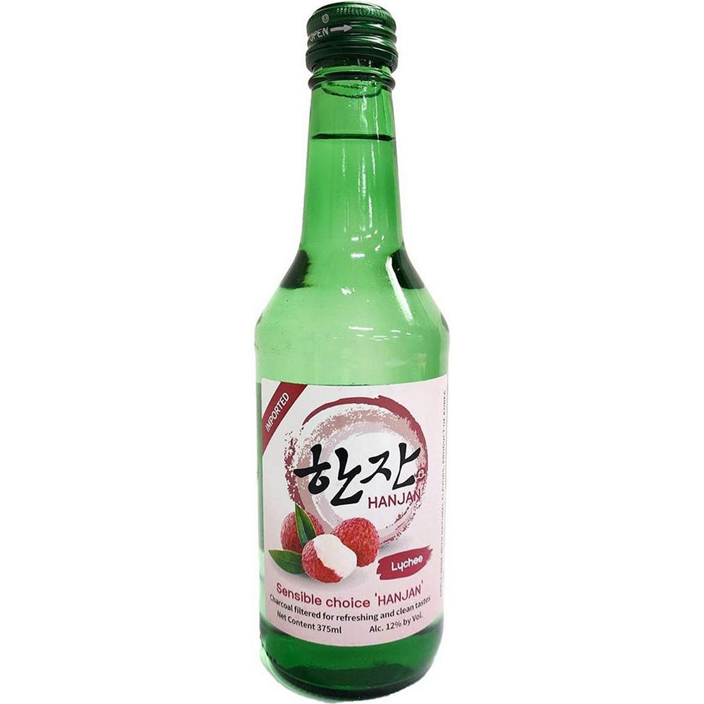 Han Jan Soju Lychee, 375 mL