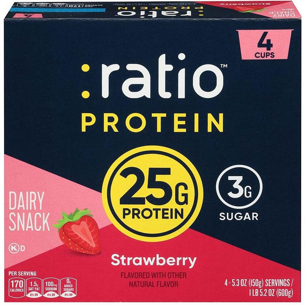 :ratio 25g Protein Strawberry Dairy Snack, 5.3 oz