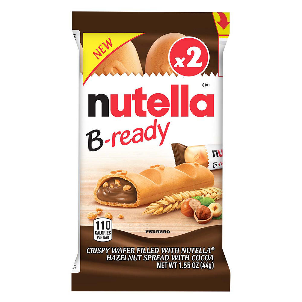 Nutella B-ready Crispy Wafers, 2 ct