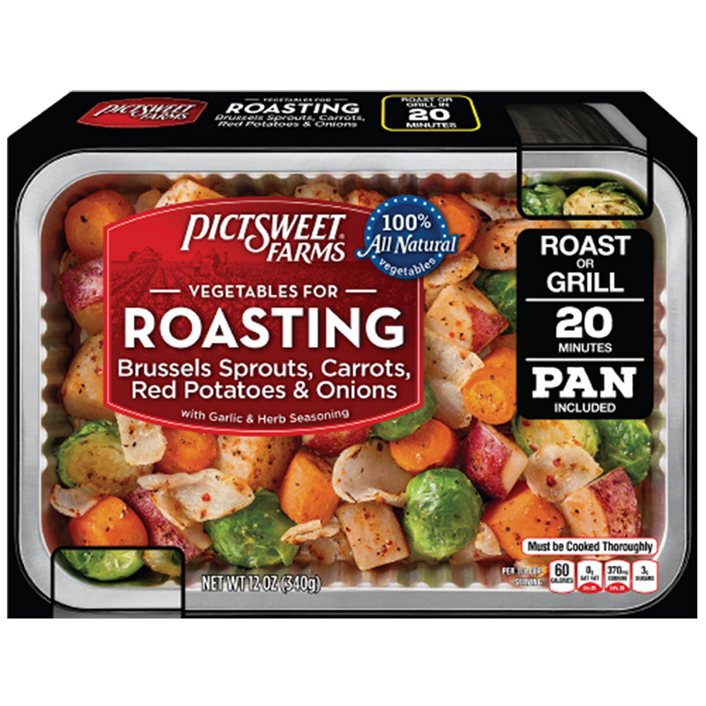 Pictsweet Farms Brussels Sprouts, Carrots, Red Potatoes & Onion, 12 oz
