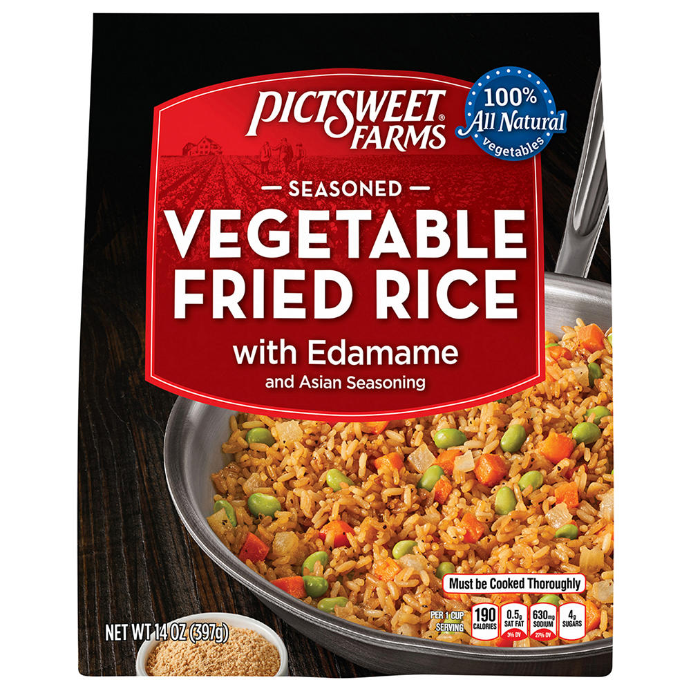 Pictsweet Farms Vegetable Fried Rice with Edamame, 14 oz