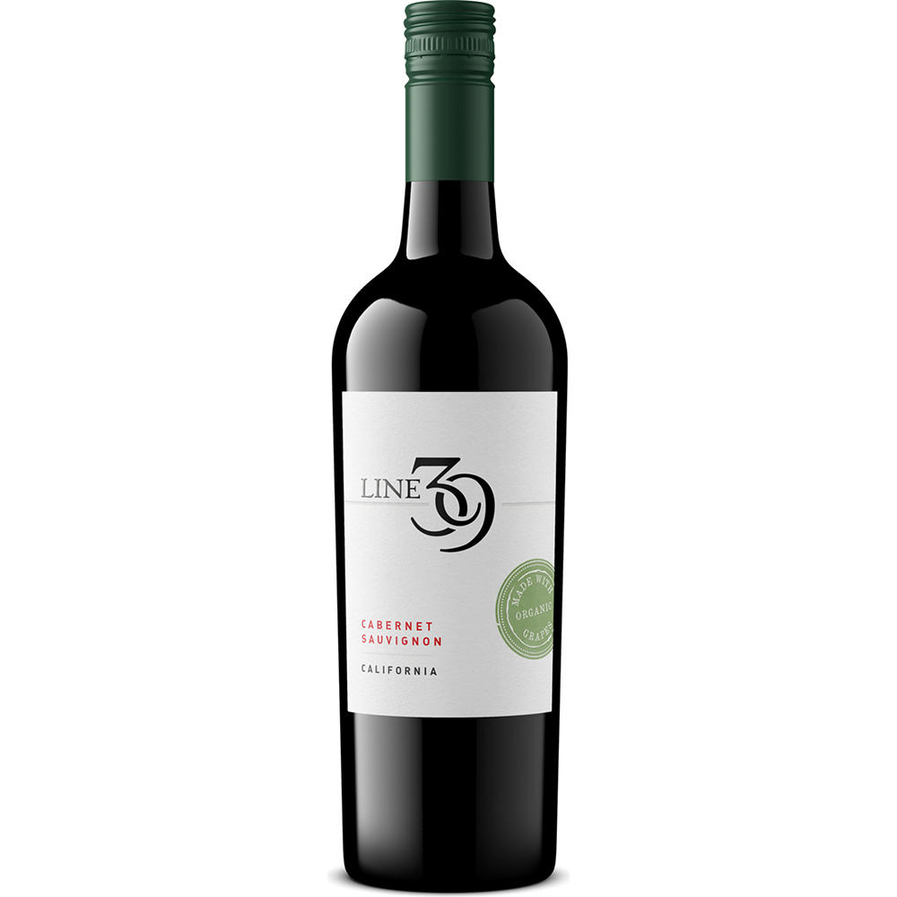 Line 39 Organic Cabernet Sauvignon California Red Wine, 750 mL