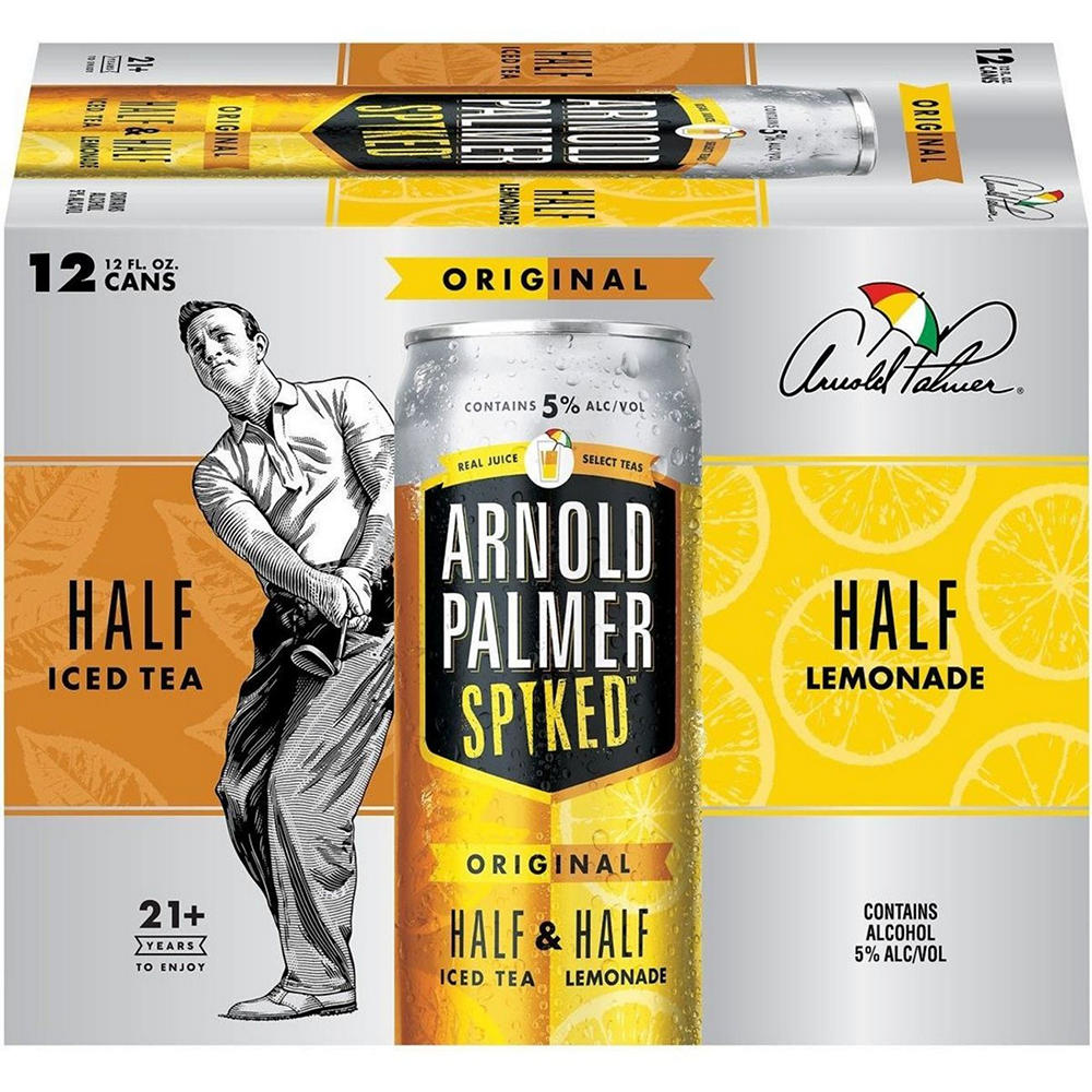 Arnold Palmer Spiked Original Half Iced Tea Half Lemonade 12 pk Cans, 12 oz
