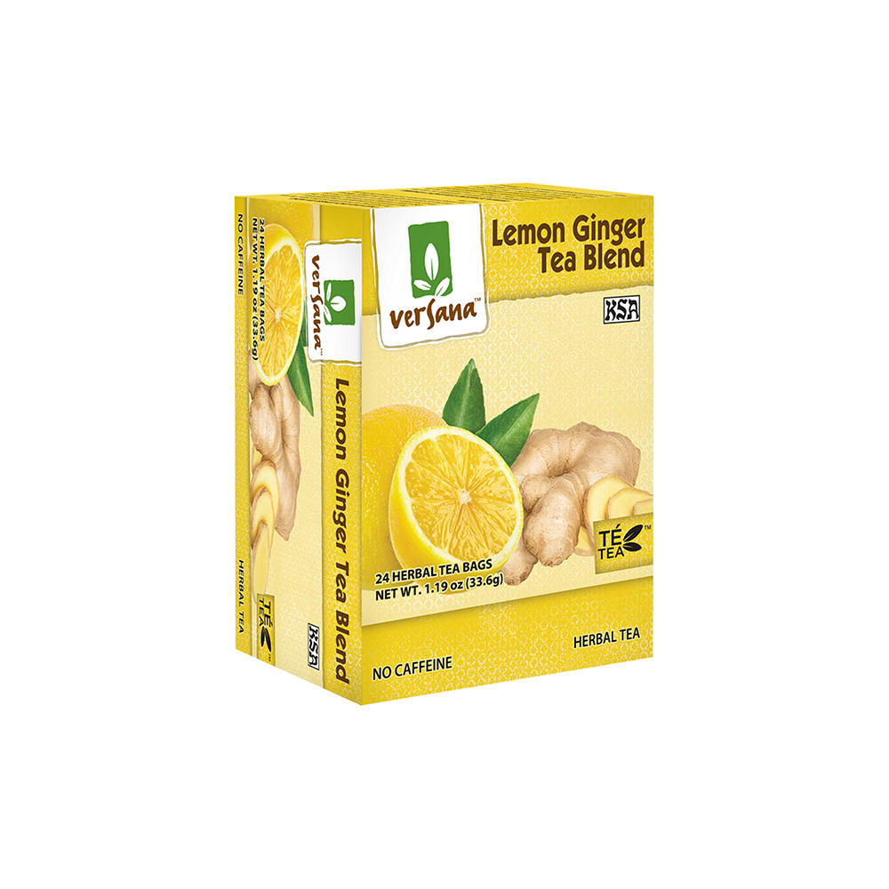 Versana Lemon Ginger Tea Blend, 24 ct