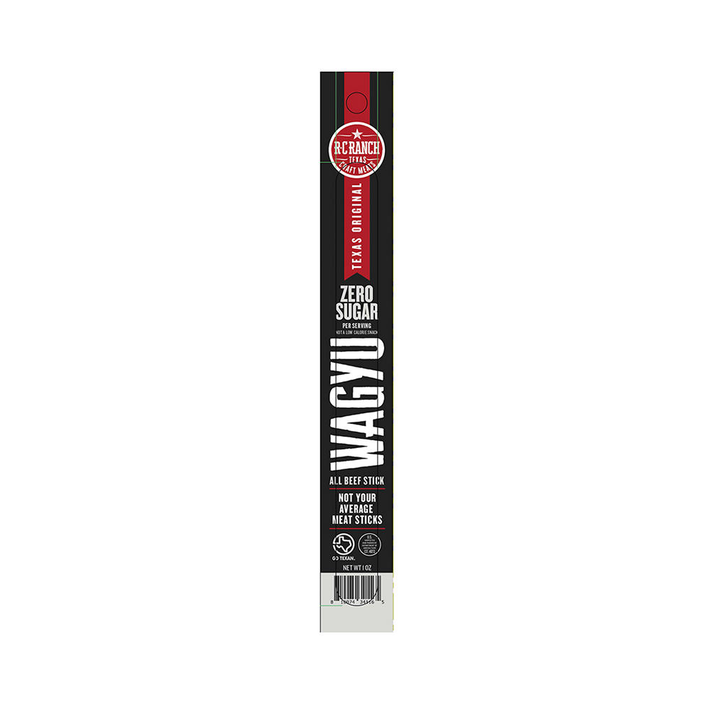 R-C Ranch Zero Sugar Wagyu Beef Stick - Texas Original, 1 oz