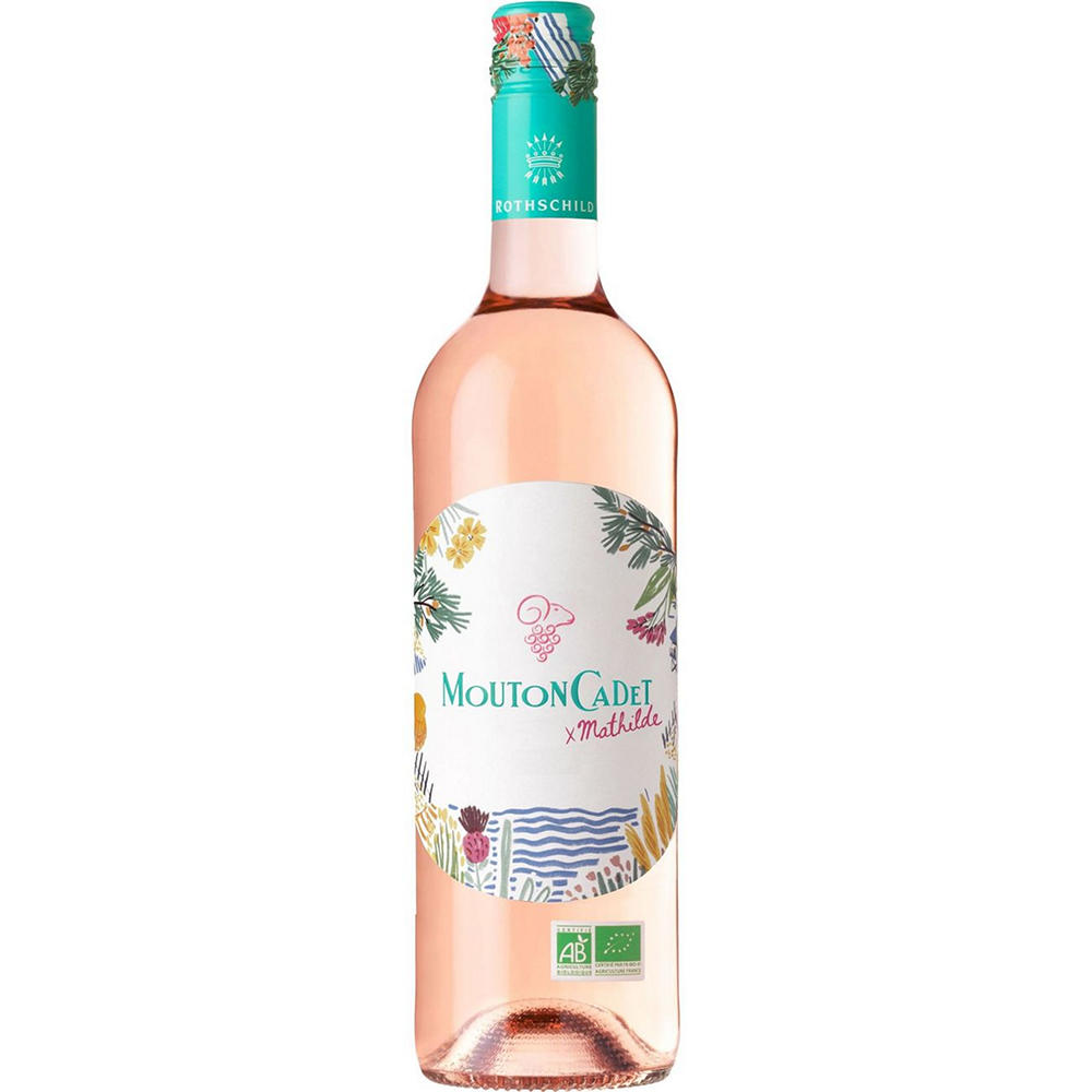 Mouton Cadet x Mathilde Organic Rose Wine, 750 mL